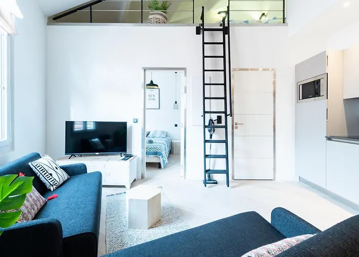 Smartbnb - 2 Pieces Moderne - Mezzanine - Emplacement Central